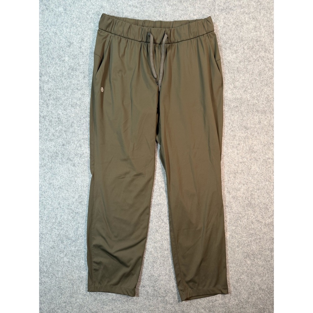 G‎ Gradual Womens Olive Green Hiking Travel Athletic Pants Size Large Drawstring